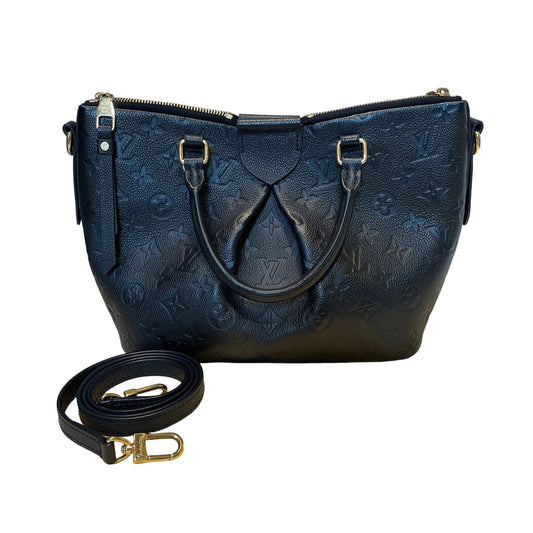 Louis Vuitton Marly BB Black Monogram Empreinte Leather Handbag with Shoulder Strap
