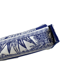 Dior Camp Small Blue Embroidered Crossbody Bag