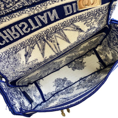 Dior Camp Small Blue Embroidered Crossbody Bag