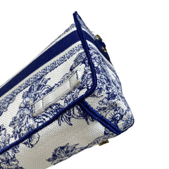 Dior Camp Small Blue Embroidered Crossbody Bag