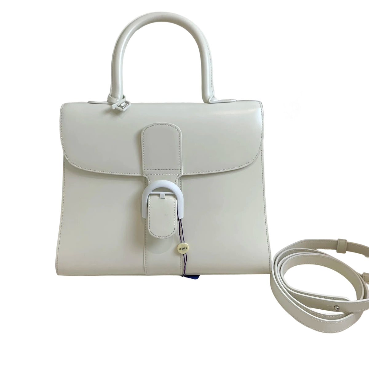 Elegant Quiet Luxury: Delvaux Brillant Medium in Snow White