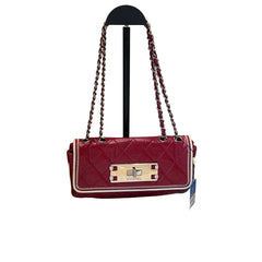 Collector Color Pop: CHANEL 2.55 Baguette Bag in Ferrari Red with Silver Hardware