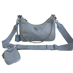 Everyday Archive Favorite: Prada Light Blue Re-Edition 2005 Hobo 3-in-1