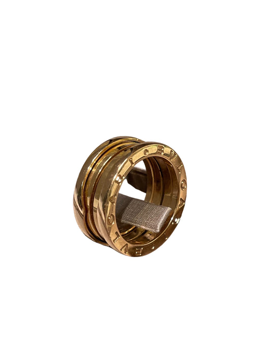 BVLGARI B.Zero1 18K Rose Gold Spring Ring Size 50