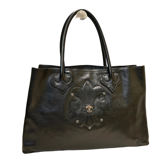 Collector-Scale Statement: Chrome Hearts Cemetery Cross Extra Large Tote Bag