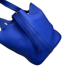 Hermès Picotin 26 in Electric Blue with Silver Hardware