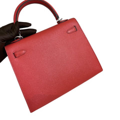 Hermès Kelly 25 in T5 Jaipur Pink Epsom with Silver Hardware