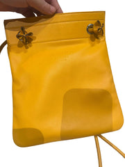 Bright Minimal Charm: Hermès Aline Mini in Sun Yellow Swift Leather
