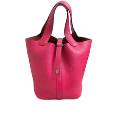 Playful Collector Colorway: Hermès Picotin Lock 18 in Mexico Pink with Silver Hardware