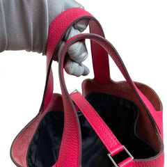 Playful Collector Colorway: Hermès Picotin Lock 18 in Mexico Pink with Silver Hardware