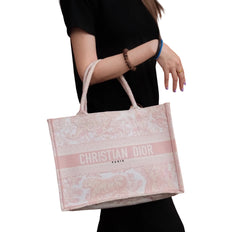 Playful Archive Piece: Dior Zoo Series Sakura Pink Medium Tote Bag