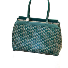 Goyard Bellechasse Biaude PM Tote - Green Goyardine (Structured Work Bag)