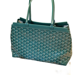 Goyard Bellechasse Biaude PM Tote - Green Goyardine (Structured Work Bag)