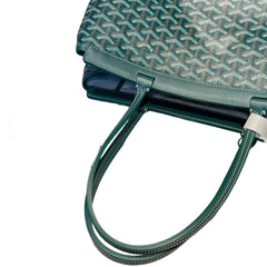 Goyard Bellechasse Biaude PM Tote - Green Goyardine (Structured Work Bag)