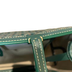 Goyard Bellechasse Biaude PM Tote - Green Goyardine (Structured Work Bag)