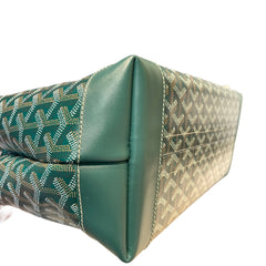 Goyard Bellechasse Biaude PM Tote - Green Goyardine (Structured Work Bag)