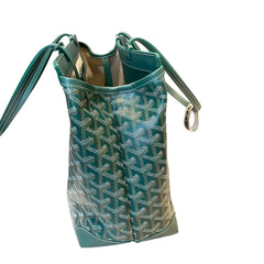 Goyard Bellechasse Biaude PM Tote - Green Goyardine (Structured Work Bag)