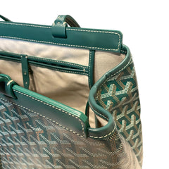 Goyard Bellechasse Biaude PM Tote - Green Goyardine (Structured Work Bag)