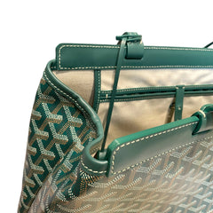 Goyard Bellechasse Biaude PM Tote - Green Goyardine (Structured Work Bag)