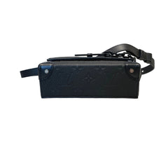 Louis Vuitton Steamer Wearable Wallet - Black Monogram Embossed Taurillon Leather