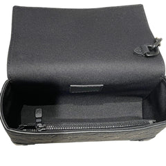 Louis Vuitton Steamer Wearable Wallet - Black Monogram Embossed Taurillon Leather
