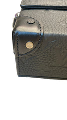 Louis Vuitton Steamer Wearable Wallet - Black Monogram Embossed Taurillon Leather