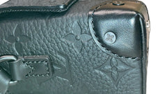 Louis Vuitton Steamer Wearable Wallet - Black Monogram Embossed Taurillon Leather