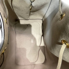 Louis Vuitton NéoNoé MM Bucket Bag - Bicolor Monogram Empreinte Leather (Tourterelle/Crème)