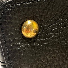 Louis Vuitton Capucines Mini - Black & Red Taurillon Leather (20cm)