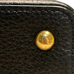 Louis Vuitton Capucines Mini - Black & Red Taurillon Leather (20cm)