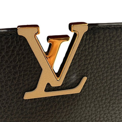 Louis Vuitton Capucines Mini - Black & Red Taurillon Leather (20cm)