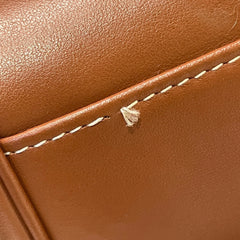 Celine Teen Soft 16 Bag in Smooth Calfskin - Tan/Caramel with Textile Strap
