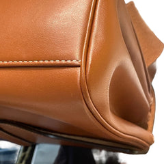 Celine Teen Soft 16 Bag in Smooth Calfskin - Tan/Caramel with Textile Strap