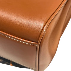 Celine Teen Soft 16 Bag in Smooth Calfskin - Tan/Caramel with Textile Strap