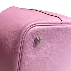 Hermès Picotin Lock 22 MM - Mauve Sylvestre (X9) with Rare Braided Tressage Handles