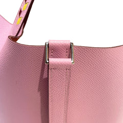 Hermès Picotin Lock 22 MM - Mauve Sylvestre (X9) with Rare Braided Tressage Handles