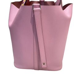 Hermès Picotin Lock 22 MM - Mauve Sylvestre (X9) with Rare Braided Tressage Handles
