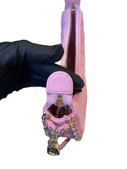 Chanel 23P Small Hobo Moon Bag - Pink Quilted Lambskin with Gold Hardware