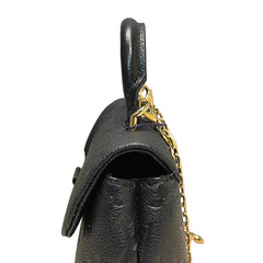 Louis Vuitton Madeleine Nano Handbag - Black Monogram Empreinte Leather with Gold Chain