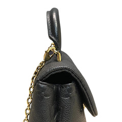 Louis Vuitton Madeleine Nano Handbag - Black Monogram Empreinte Leather with Gold Chain