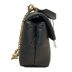 Louis Vuitton Madeleine Nano Handbag - Black Monogram Empreinte Leather with Gold Chain
