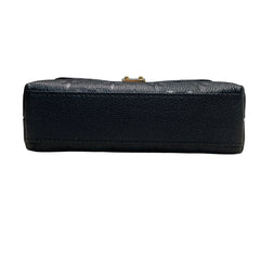 Louis Vuitton Madeleine Nano Handbag - Black Monogram Empreinte Leather with Gold Chain