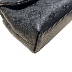Louis Vuitton Madeleine Nano Handbag - Black Monogram Empreinte Leather with Gold Chain