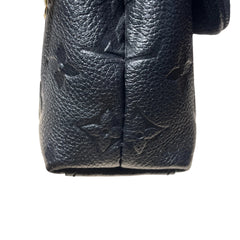 Louis Vuitton Madeleine Nano Handbag - Black Monogram Empreinte Leather with Gold Chain