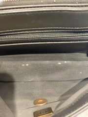 Chanel 22K Dark Green Lambskin Mini Flap Bag with Adjustable Gold Ball