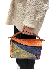 LOEWE Puzzle Bag Medium - Limited Edition "Angel & Floral" Leather Marquetry