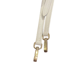 Miu Miu Matelassé Nappa Leather Top Handle Bag - White (Mini Bowling 20cm)
