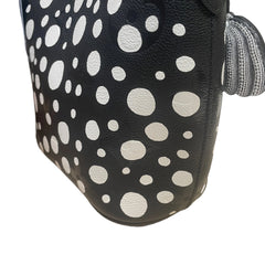 Louis Vuitton x Yayoi Kusama CarryAll PM - Black Empreinte "Infinity Dots" (25cm)