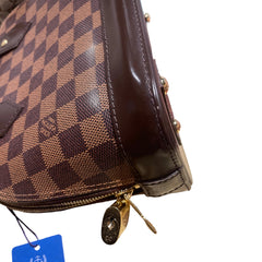 Louis Vuitton Alma BB Handbag - Damier Ebene Canvas with Shoulder Strap