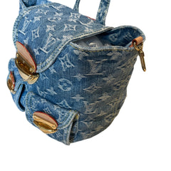 Louis Vuitton Monogram Denim Mini Backpack - Rare Blue Wash & Vachetta